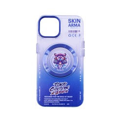 Magnetic Case Skinarma Design for Apple iPhone 14 Blue